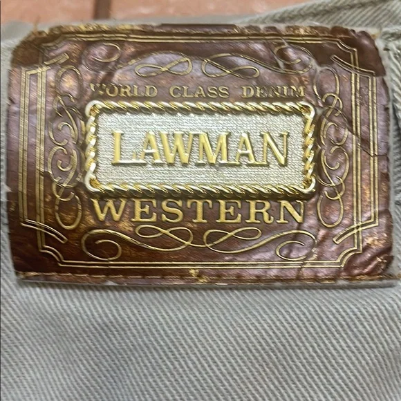 Lawman Western Khaki Jeans - Picture 3 of 10